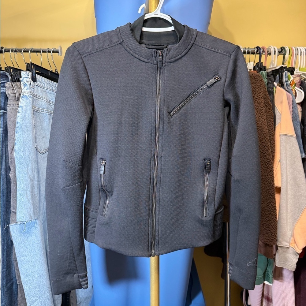 NWOT Adidas Black Climalite Jacket #0078